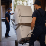 Déménagement d'objet lourd.